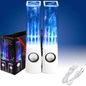 Water Fountain Dancing Music Light Portable Audio LED Speakers